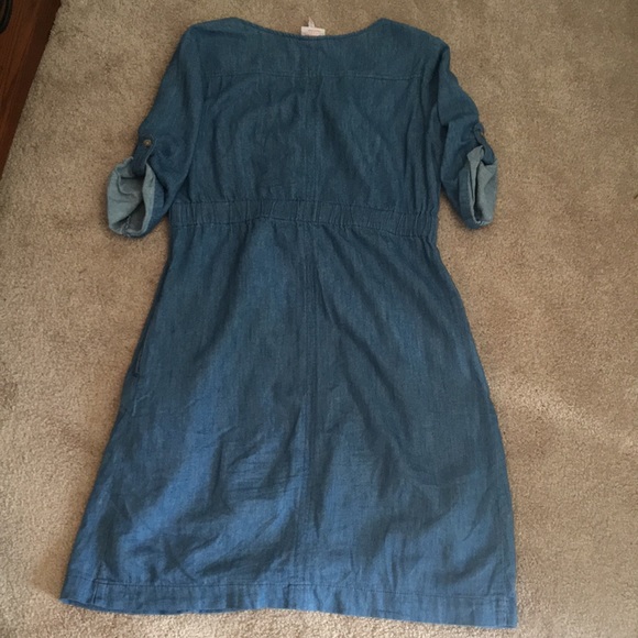 Chambray Maternity Dress - Picture 5 of 5